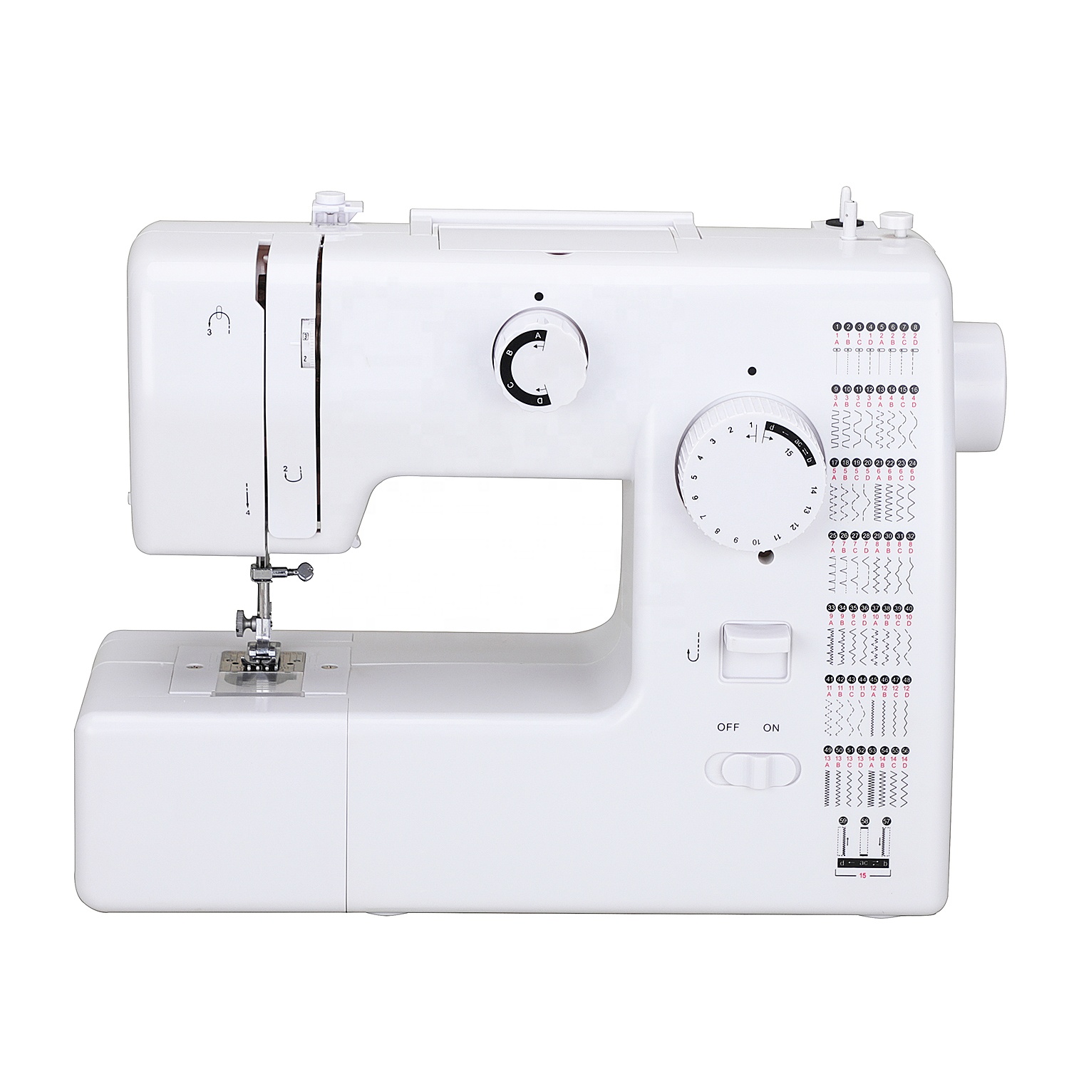 VOF FHSM-705 jeans automatic household electric elastic seamless sewing machine led lamp for sewing machine