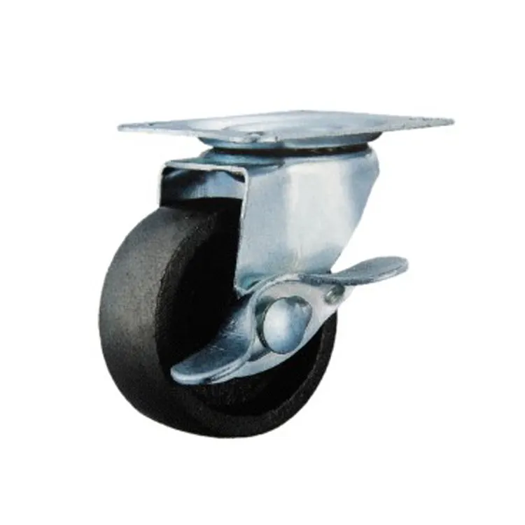 Размер подгонянное черное Поворотное Колесо литого железа Промышленное колесо Кастера