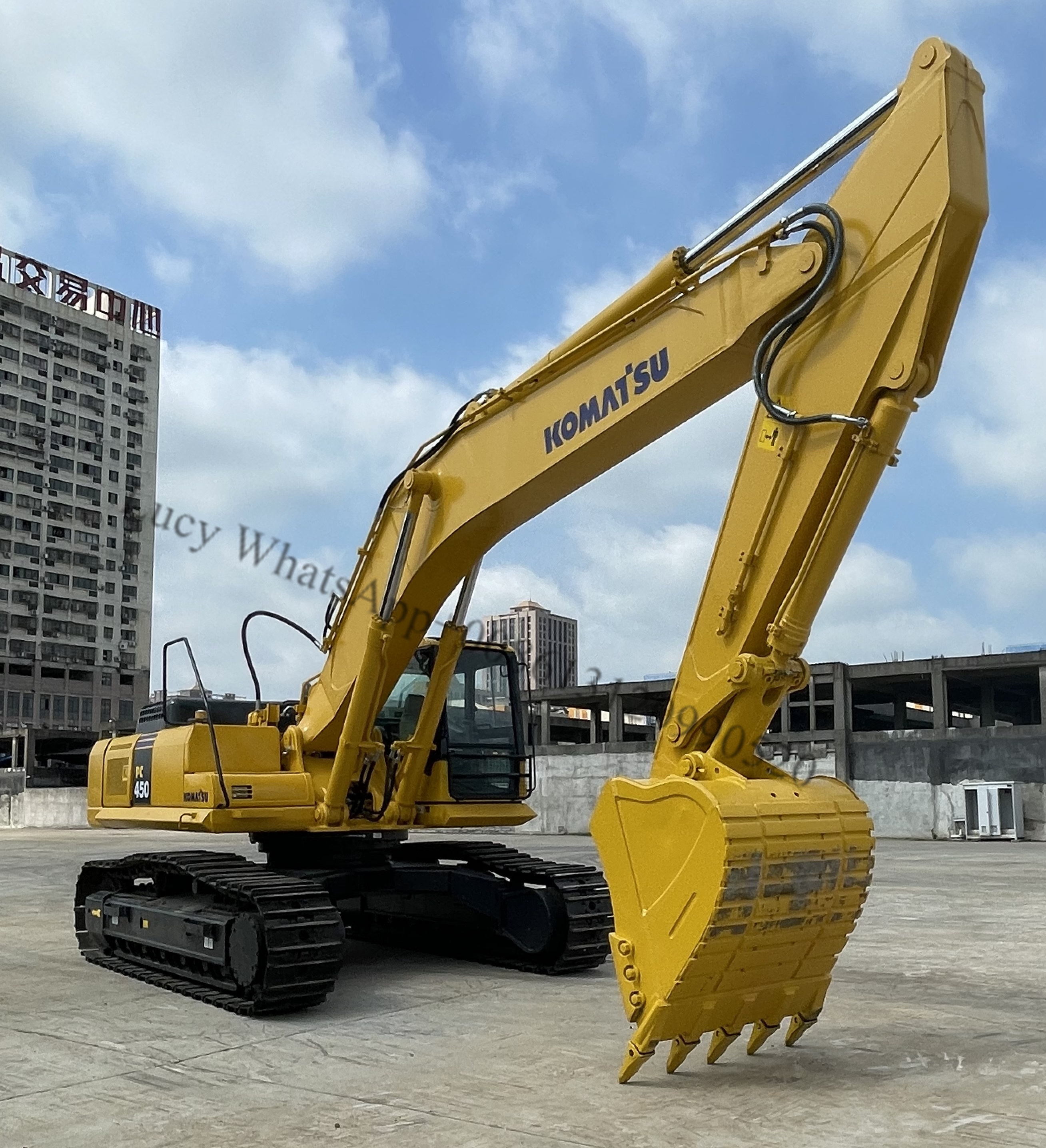 Прямая продажа с фабрики 2.6m3 емкость 45ton б/у komatsu pc450-7 гусеничный экскаватор ПК 450