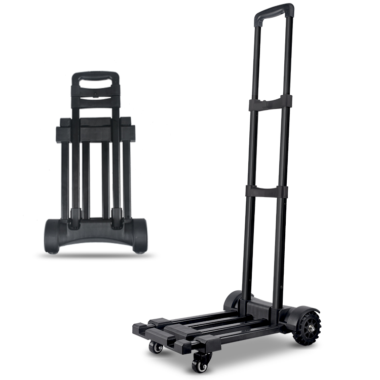 Folding metal hand truck luggage cart with high quality