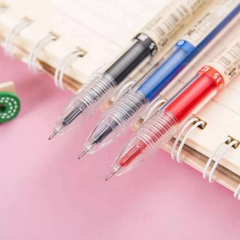 Write signature pen 0.35m water-based pen full needle tube neutral pen office students with carbon
