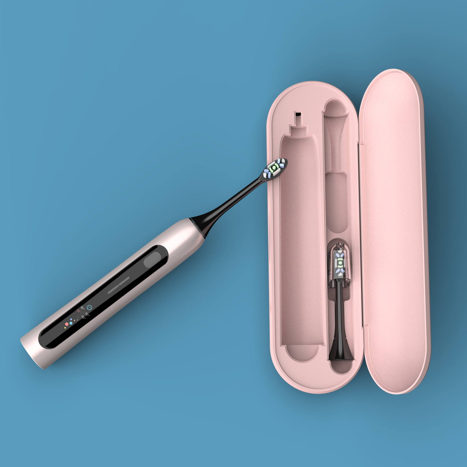 USB зарядка портативная IPX7 Водонепроницаемая электрическая зубная щетка для взрослых