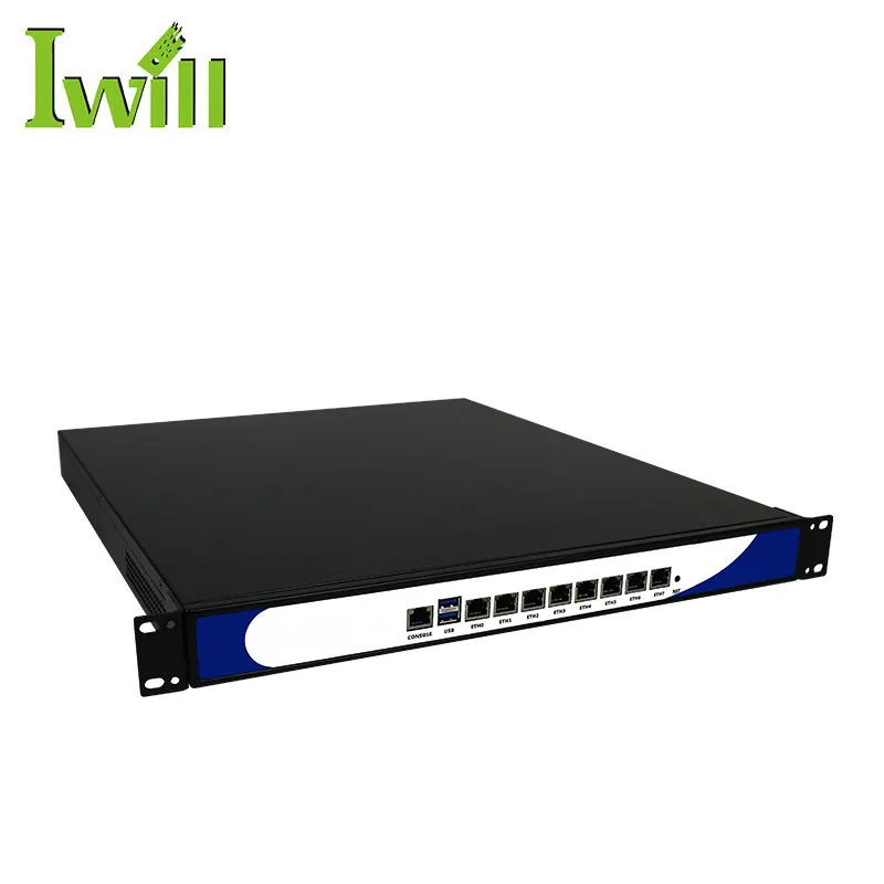 19 inch 1U Firewall pfsense Rack Mount server rack standard with 6 Lan port