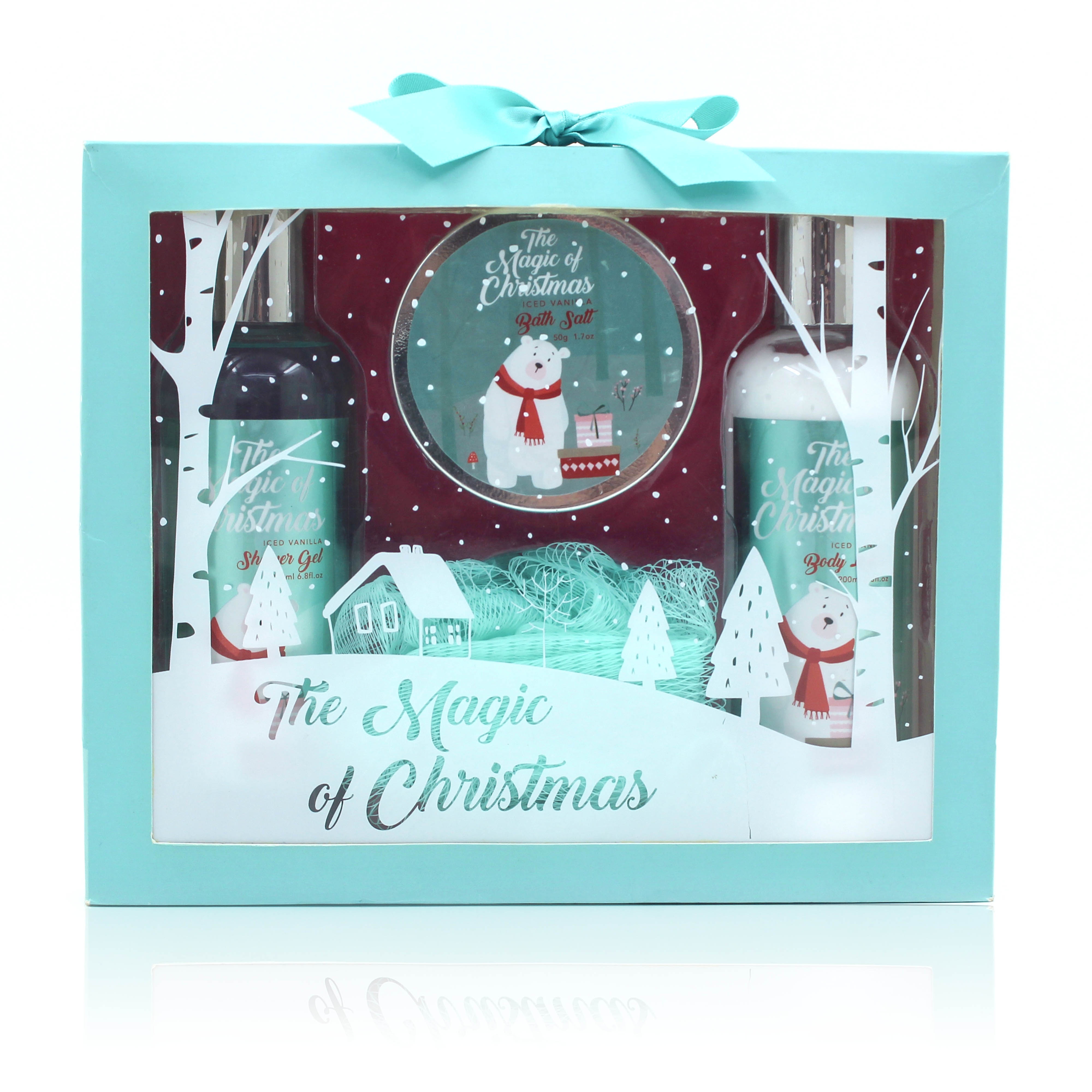 Packaging spa gift box bath and bodyworks set