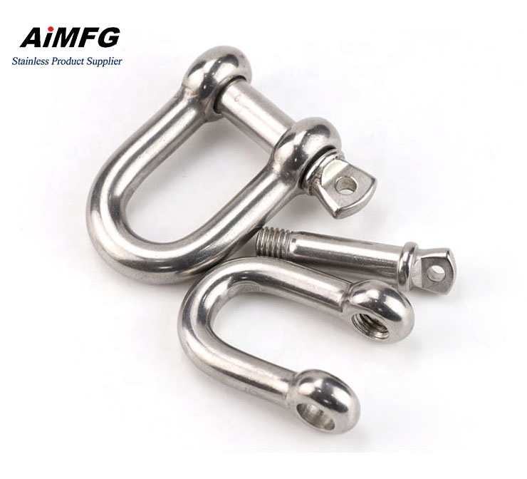 Factory Price Marine Anchor Chain Shackle Forged Chain Shackle Staineless Steel Ring Chain Shackle