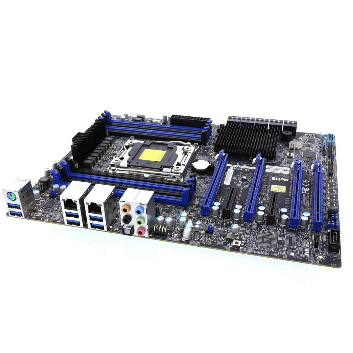 Для оригинального используются супер микро X10SRA C612 LGA 2011 поддерживать Ксеон E5-2600 V3 1600 V3 Core i7 Серверная материнская плата