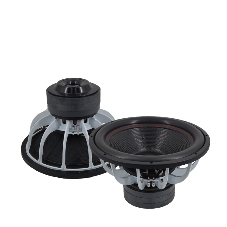 18-Inch Car Audio Subwoofer Speaker 18100-034 Dual Coil 12V DC 3000WRMS 4 Inch Voice Coil Paper Cone Aluminium Frame and Basket