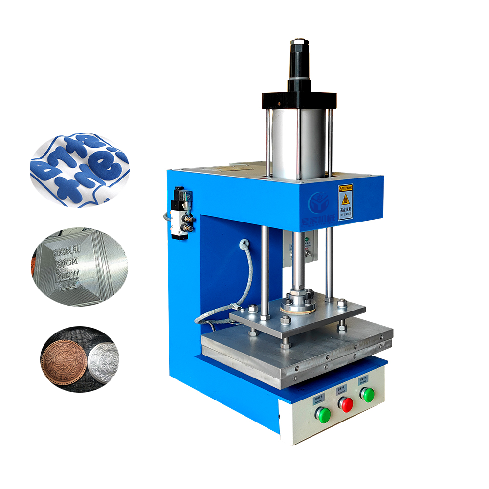 Competitive Price Hot Press Forming Machine Suitable For Double-sided PVC Products Like Keychains And Zipper Pulls