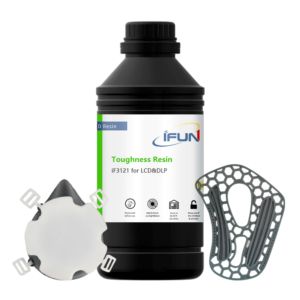 IFUN Жидкость фотополимерных УФ Смола 405nm ЖК смолы прочность белого цвета с сенсорным экраном для ЖК дисплей dlp 3d принтер прототипа смолы