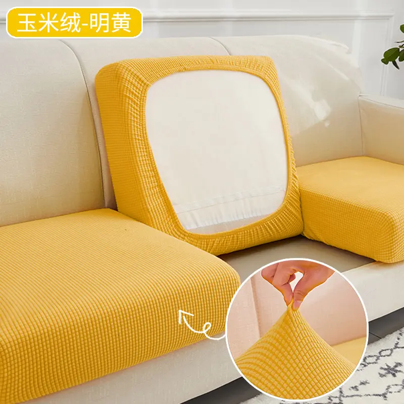 Top Online Seller Stretch Sofa Cover L Shape Universal Spandex Furniture Protector Cushion Cover