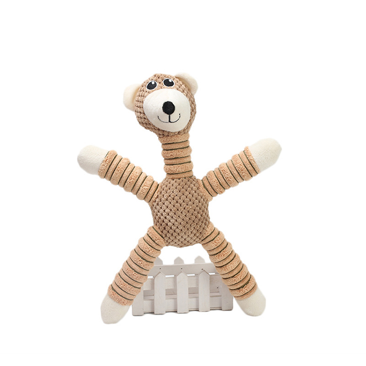 Wholesale Custom Durable Small Dog Toys Cotton Stuffing Interactive Dog Plush Toys