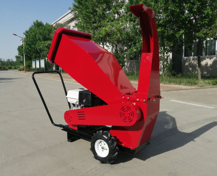Дробилка древесины 15HP с бензиновым двигателем Шредер Машина