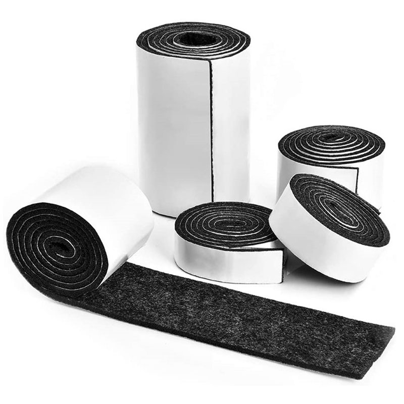 Durable pure wool felt block felt strip seal block oil absorption wool industrial felt customized felt non-woven fabric roll