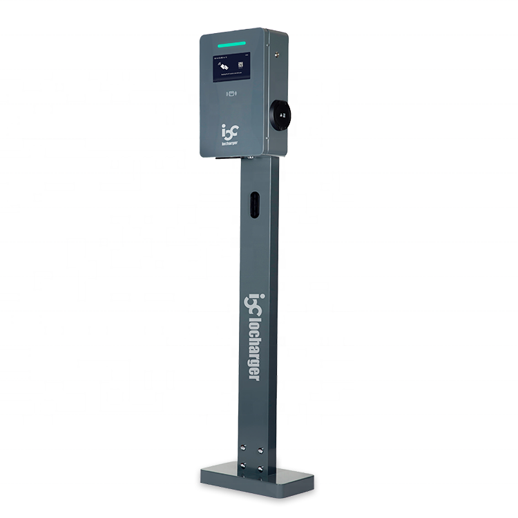 22 кВт Тип 2 разъем Уровень 2 ocpp 1.6j полюсная EV зарядная станция wallbox поддержка балансировки нагрузки