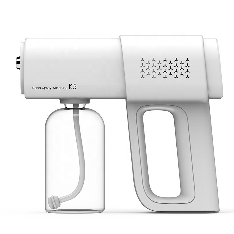 Cordless nano fogging machine for sanitizing blue ray wireless nano alcohol spray mist gun