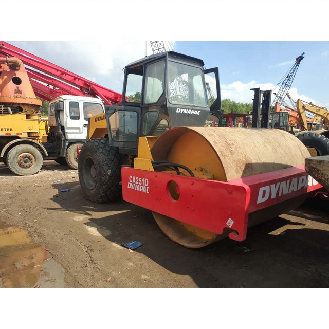 Road Roller 10 Ton Used Dynapac CA25D of Single Drum Dynapac CA25 Used Road Roller