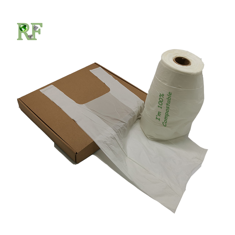 Ок компост 100% compostable футболка сумка экологичный жилет хозяйственная сумка для супермаркета
