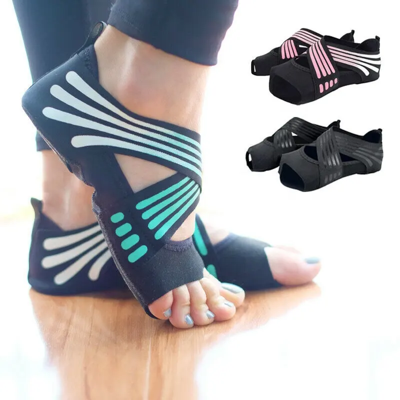 Yoga Socks for Women Non-Slip Grips Pilates Barre dance socks for Women Barefoot Workout