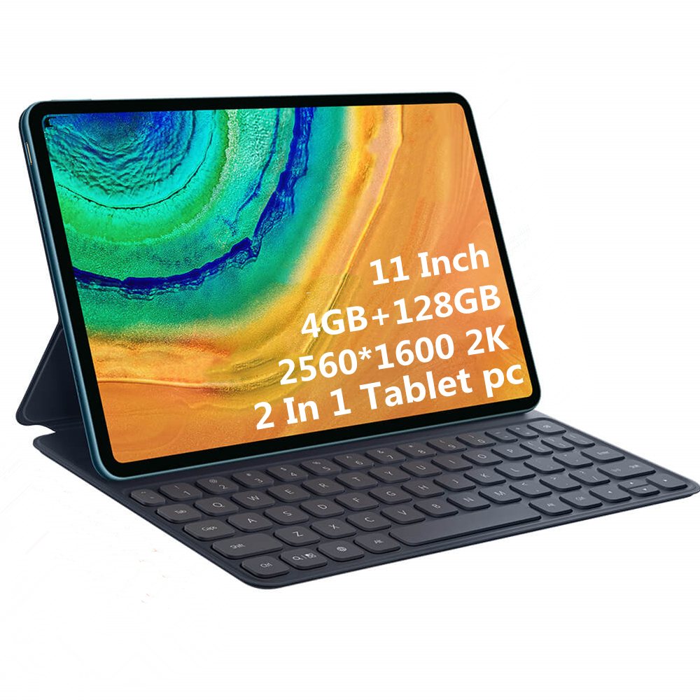 11 дюймов Tab Deca Core 4G LTE 64G 128G Android 8 разблокировка лица Google Play 2 в 1 игровой планшет с клавиатурой