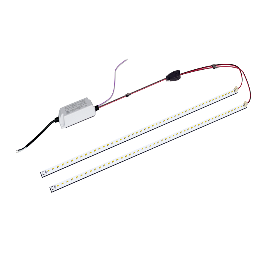 wholesale DLC Listed LED magnecti strip kits with cover PCB strip kit for 2x2 2x4 led troffer retrofit kit project