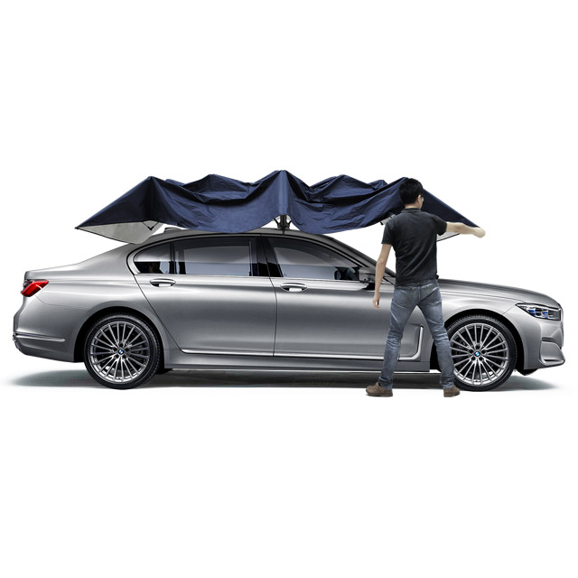 5,2 большой полностью автоматический собственный дизайн Mynew, закрывающий автомобильный зонт на крышу с УФ-защитой