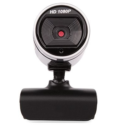 Веб-камера PK-910H CMOS датчик FHD 1080P 360 регулируемое вращение Встроенный микрофон с антибликовым покрытием