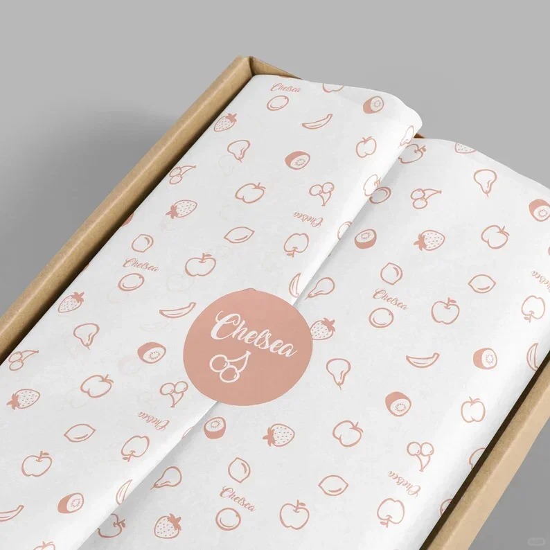 Custom UV Printed Tissue Paper Gift Boxes for Business