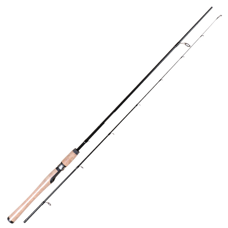 high quality ultar-soft fishing rod 1.82m 2.1m solid carbon Spinning Casting Fishing Rod Spinning wheel lure rod