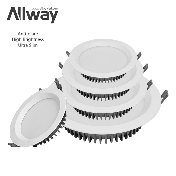 Allway-Ультратонкая Коммерческая рамка потолочных светильников, тонкий корпус потолочного светильника, встраиваемый, высокое качество, SKD