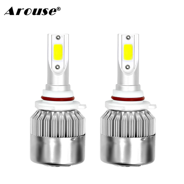 AROUSE C6 60W 8000LM 6000K Car Lights 9005 HB3 Car Headlight Bulb