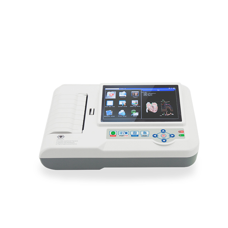 CONTEC ECG600G цифровой 3/6 канальный сенсорный экран ECG EKG аппарат ПК программное обеспечение