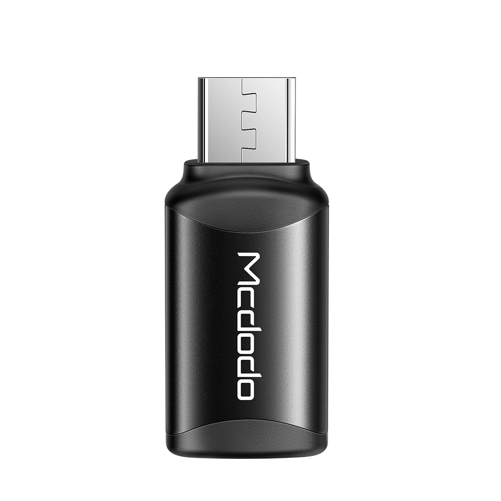 Адаптер Mcdodo с Type-C на Micro USB, Мини OTG соединитель, поддержка передачи данных и зарядки мобильного телефона