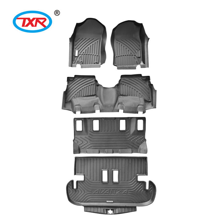 Oem индивидуальный автомобильный коврик для аксессуаров ТПЭ TPO пластиковые 7d однослойные автомобильные коврики для AVANZA F650