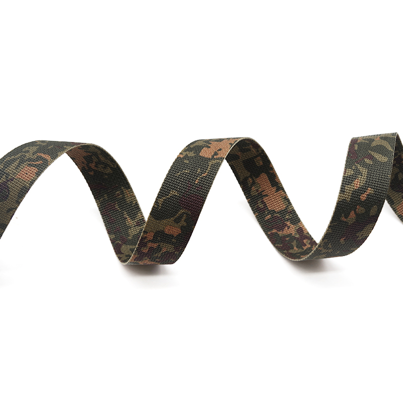 Tactical 45mm Anti-Stab Polyester Nylon High Strength Camouflage Jacquard Webbing Belt