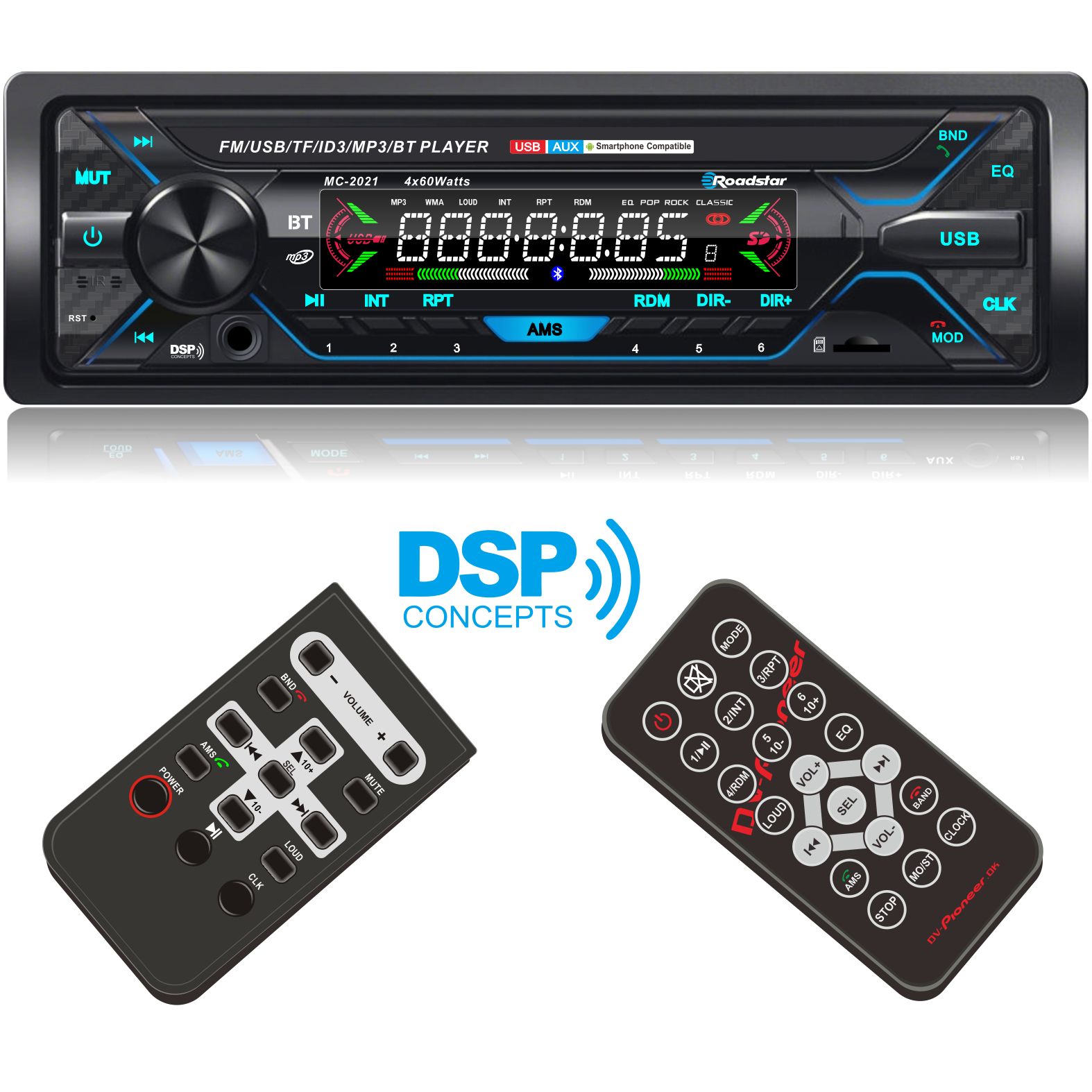 AVQO Car MP3 FM Radio Audio Stereo
