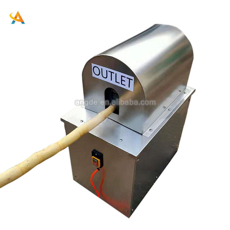 Automatic sugarcane peeling machine sugarcane peel removing machine