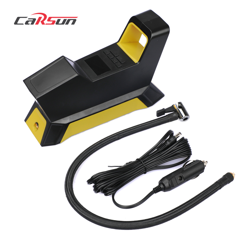 Цифровой компрессор Carsun 12 В для накачивания шин автомобильные насосы psi машина двойной цилиндр Велосипед Авто портативный воздушный компрессор