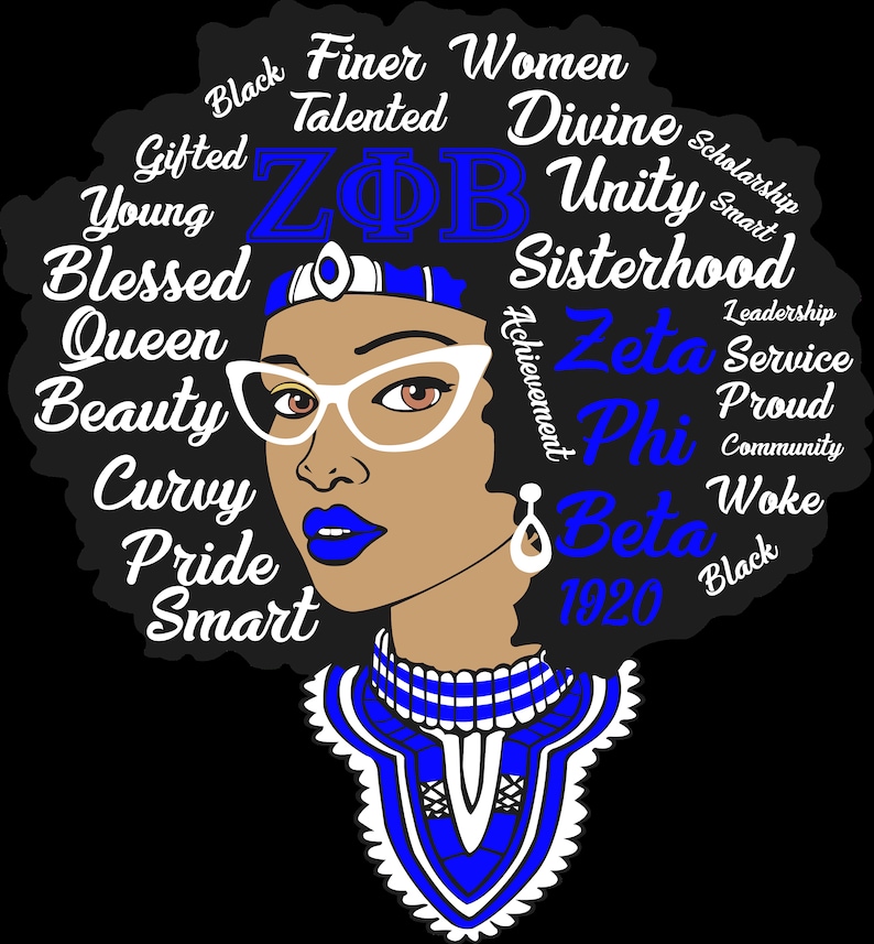 Пользовательская африканская девочка с AKA Zeta Phi Beta Delta Sigma The.ta виниловая печать трансферная пластиковая теплопередача для футболки