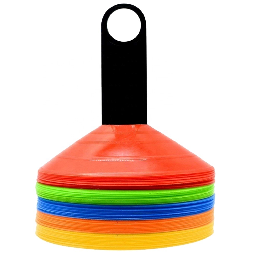 Durable Yellow Green Red Blue Orange Small Disc Agility Speed Training Soccer Cones