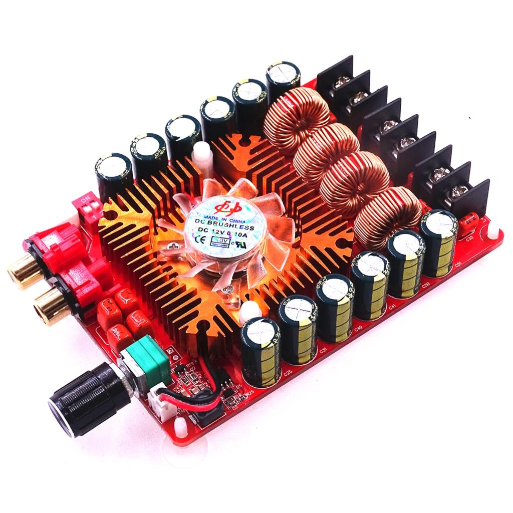 Двухканальная Плата усилителя звука TDA7498E 2X160W, поддержка одноканального режима BTL 1X220W, для автомобильного компьютера