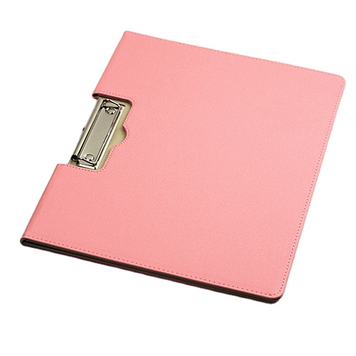 Manufactory Wholesale Horizontal Flip PP Folder Simple Business pu leather file Folder
