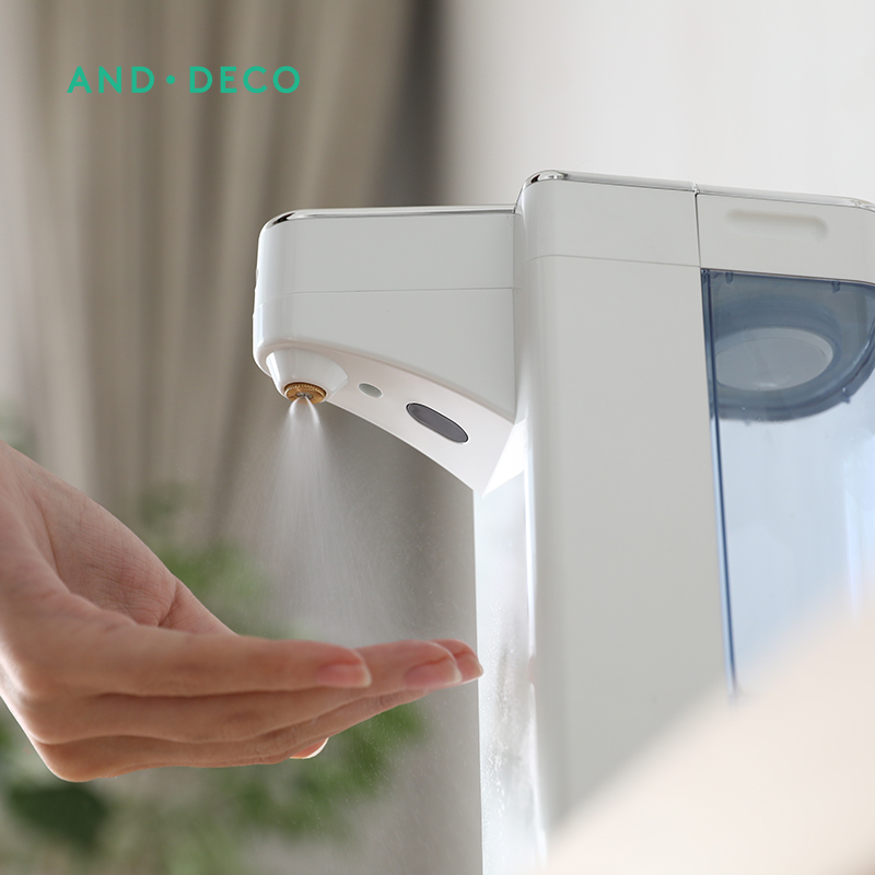 Smart Chip Control Temperature Test Auto Alcohol Dispenser Digital Display Hand Sanitizer Spray Dispenser