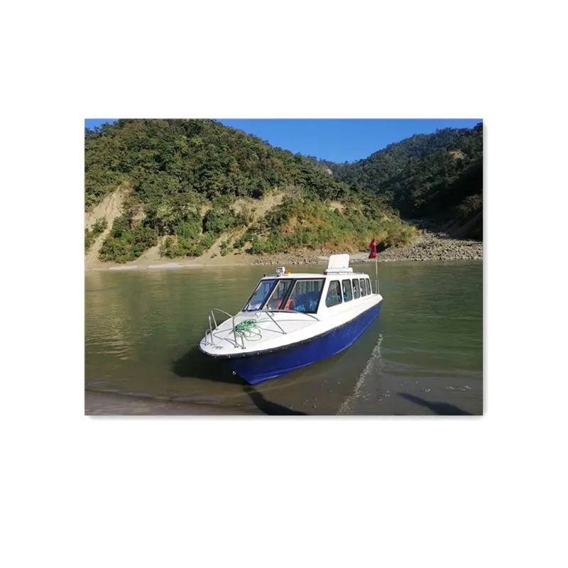 18seats Outboard Engine Model Fiberglass Passenger Boat