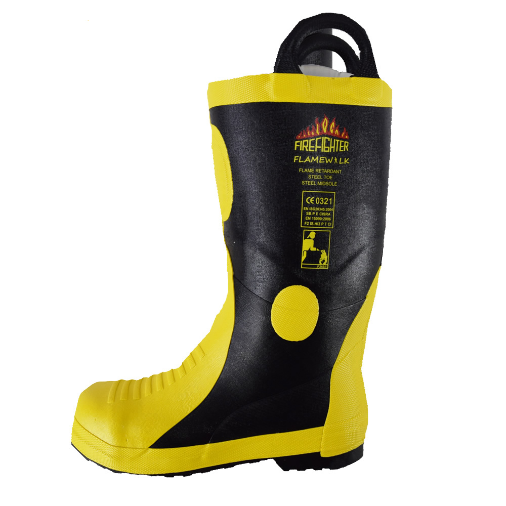 High Quality Work Fire Resistant Firefighting Safety Boots