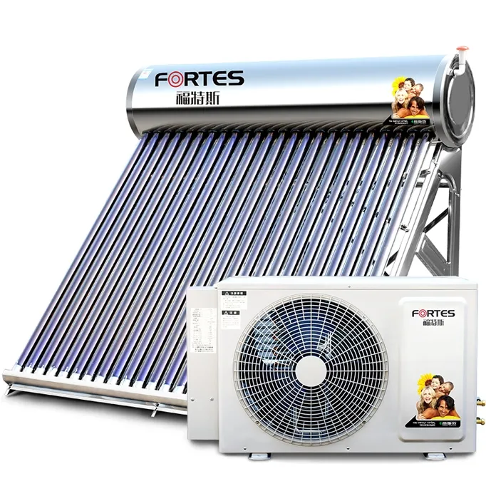 Air energy Solar energy Water Heater Evacuated Tube Solar Collector stainless steel heat pump