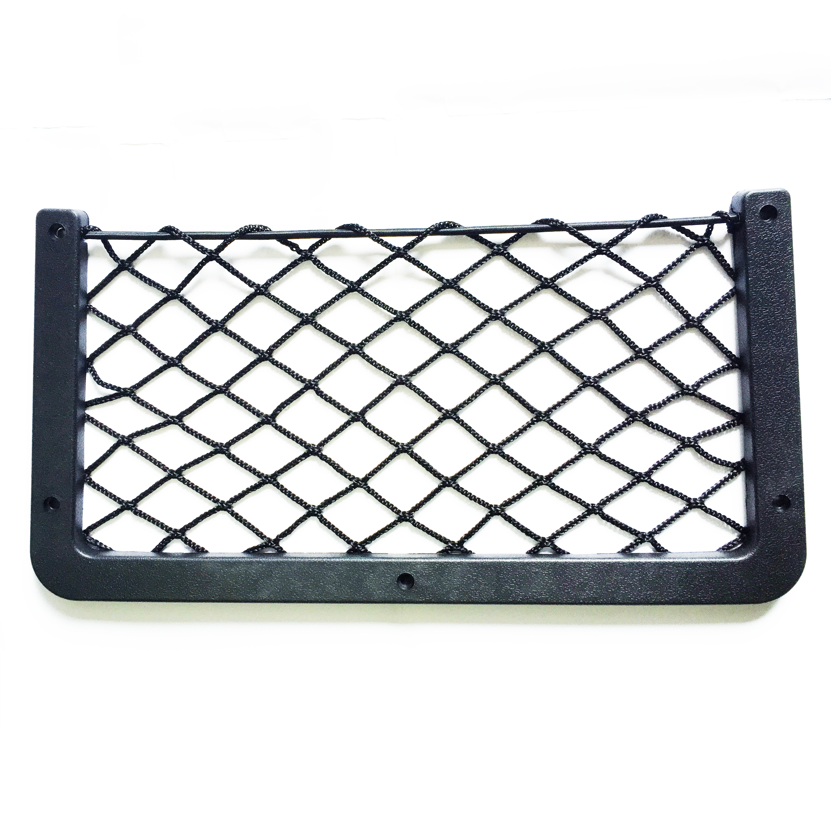 Bus coach seat back pocket plastic magazine net