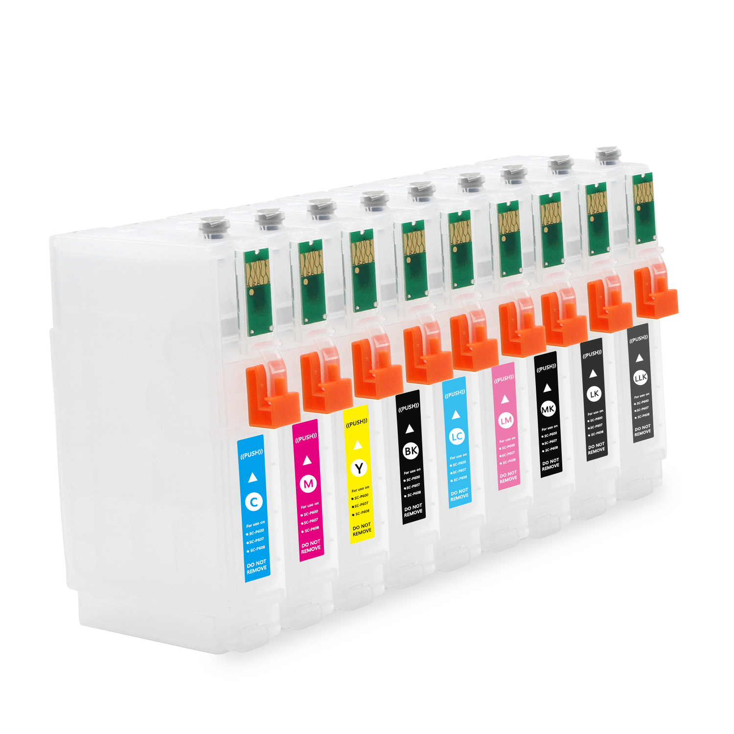 OCBESTJET 80 мл/уп. T7601 -T7609 пустой перезаправляемый картридж с чипом для Epson Surecolor SC-P600 принтер