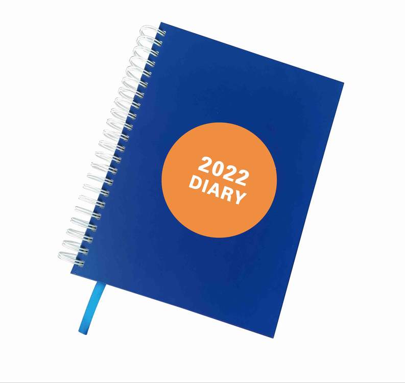 Profession planner notebook factory customized journal spiral hardcover 2022 diary notebooks