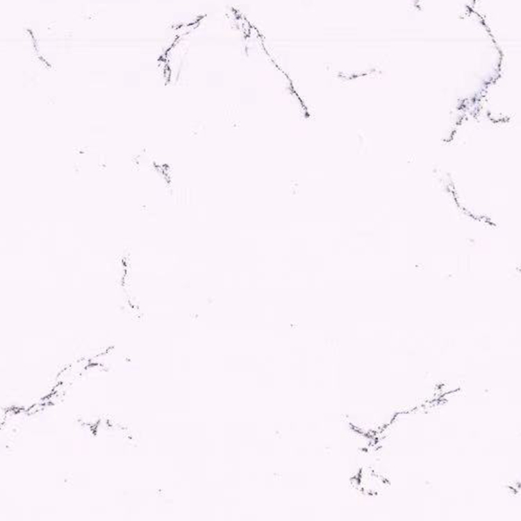 High Quality Non-Toxic Ice White Kitchen Countertop Quartz Design