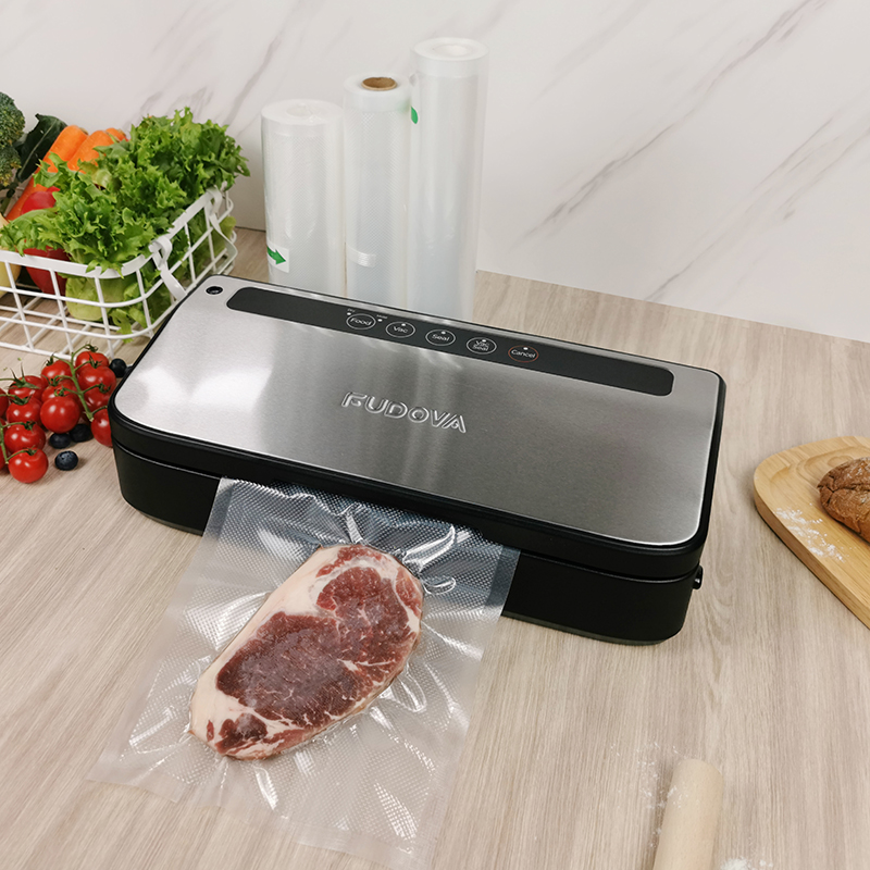 Коммерческий Вакуумный упаковщик для сохранения свежести продуктов, вакуумный упаковщик для пищевых продуктов с 10 пакетами
